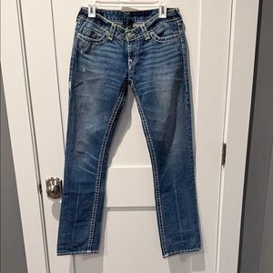 Women’s True Religion Billie Low Rise Straight Leg Jeans Size 29